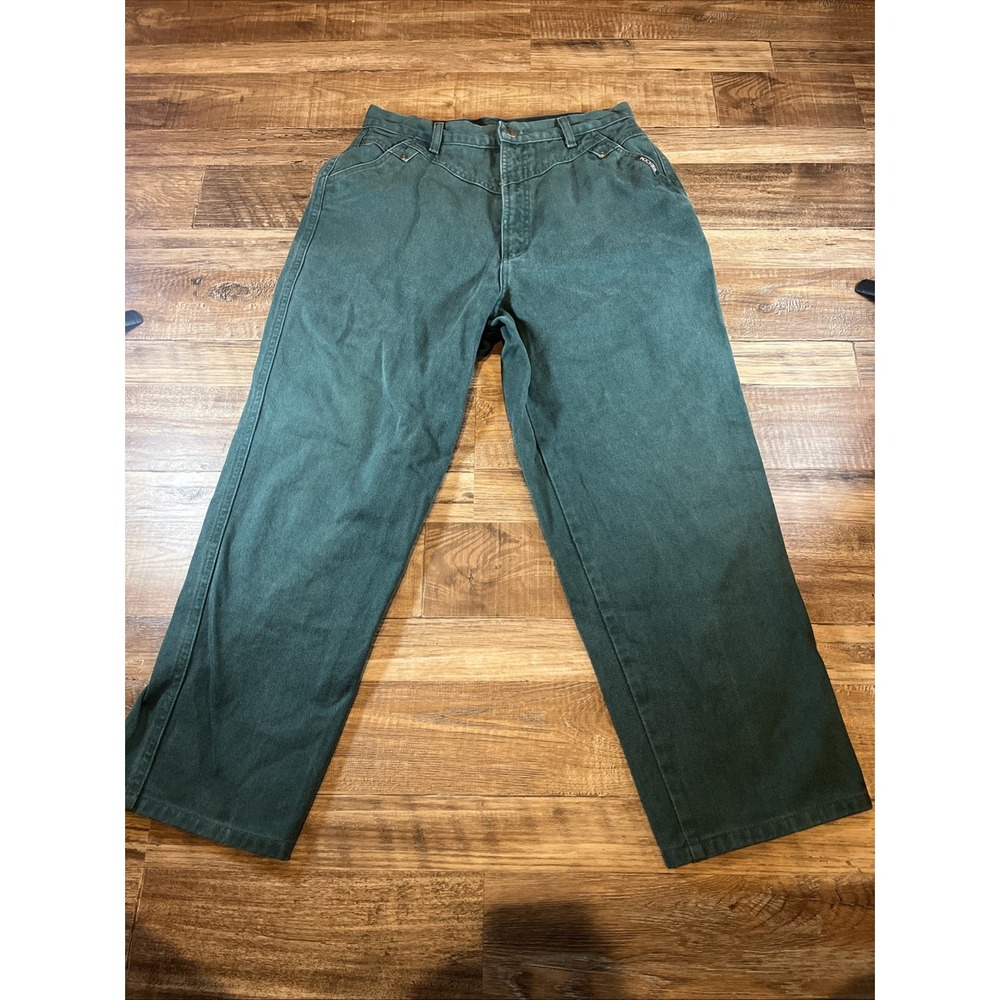 Vintage 90s  Rockies Women's Jeans High Waisted Green 30x25